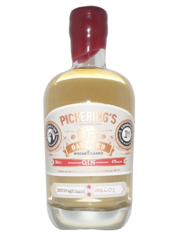 PICKERING’S ISLAND LIMITED EDITION OAKED GIN
